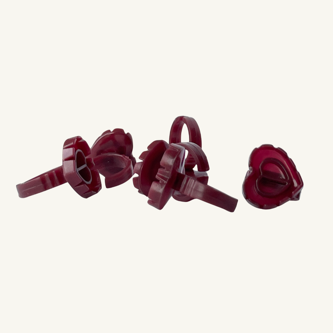 Cocoa Heart Rings