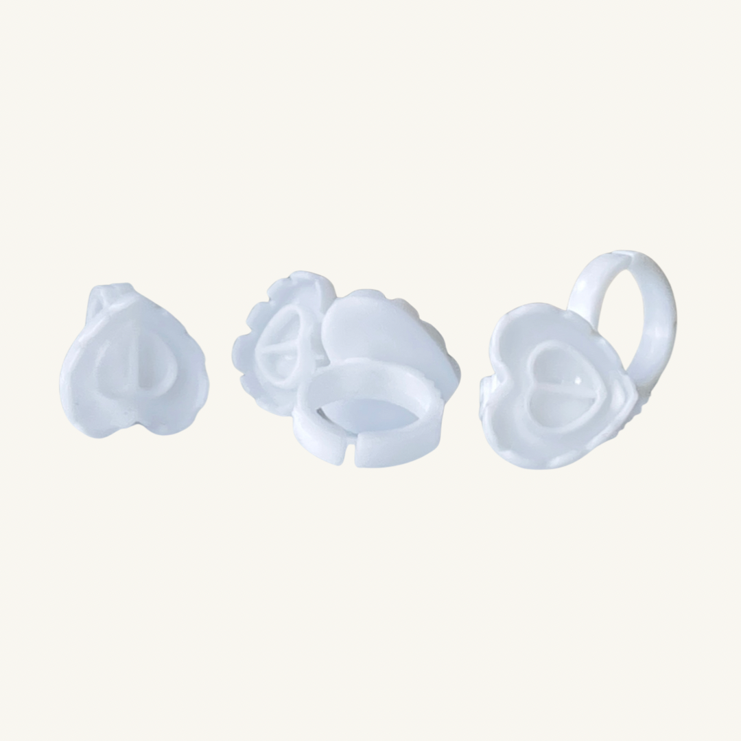 Milk Heart Rings